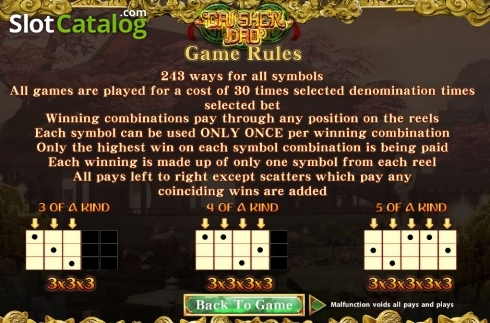 Οθόνη4. Cai Shen Dao (SimplePlay) Κουλοχέρης