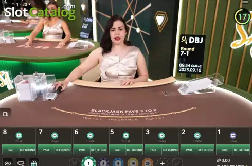 Οθόνη2. Blackjack (SA Gaming) Κουλοχέρης