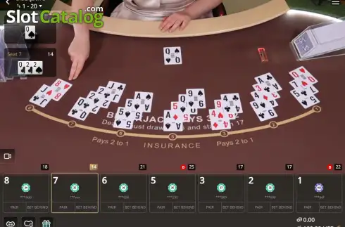 Οθόνη3. Blackjack (SA Gaming) Κουλοχέρης
