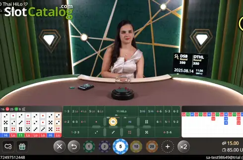 Οθόνη2. Thai HiLo (SA Gaming) Κουλοχέρης 