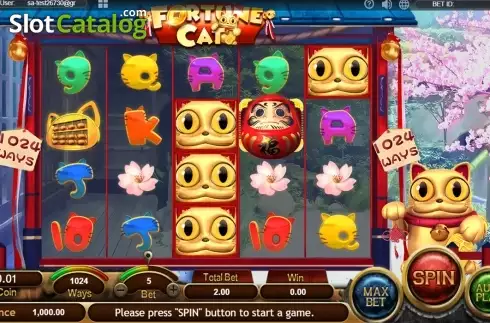 Οθόνη2. Fortune Cat (SimplePlay) Κουλοχέρης