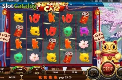 Οθόνη4. Fortune Cat (SimplePlay) Κουλοχέρης