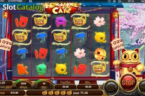 Οθόνη5. Fortune Cat (SimplePlay) Κουλοχέρης