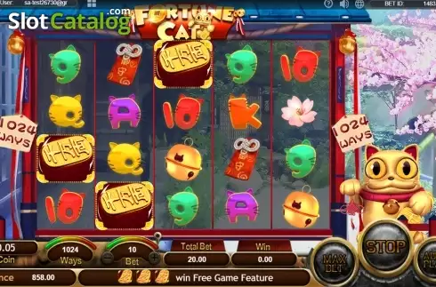 Οθόνη7. Fortune Cat (SimplePlay) Κουλοχέρης