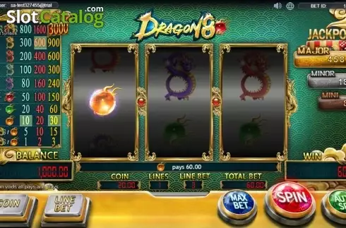 Οθόνη3. Dragon 8 (SimplePlay) Κουλοχέρης