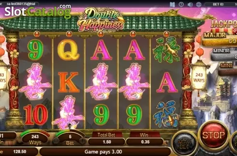 Οθόνη3. Double Happiness (SimplePlay) Κουλοχέρης