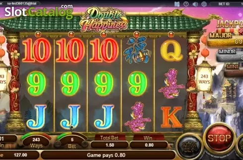 Οθόνη4. Double Happiness (SimplePlay) Κουλοχέρης
