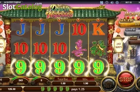 Οθόνη5. Double Happiness (SimplePlay) Κουλοχέρης