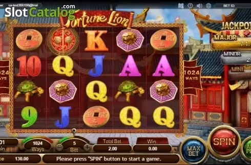 Οθόνη2. Fortune Lion (SimplePlay) Κουλοχέρης
