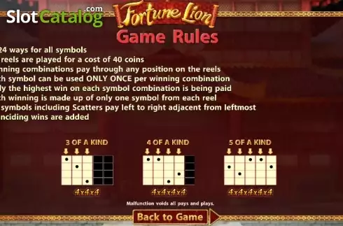 Οθόνη5. Fortune Lion (SimplePlay) Κουλοχέρης