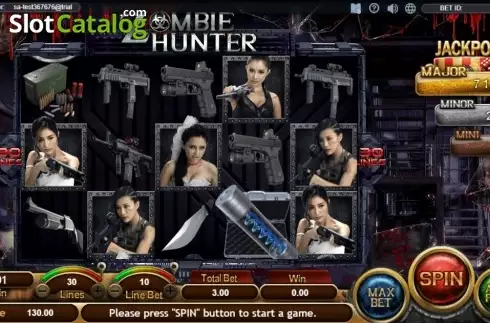 Οθόνη2. Zombie Hunter (SimplePlay) Κουλοχέρης