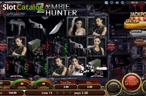 Οθόνη3. Zombie Hunter (SimplePlay) Κουλοχέρης