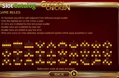 Οθόνη5. Golden Chicken (SimplePlay) Κουλοχέρης