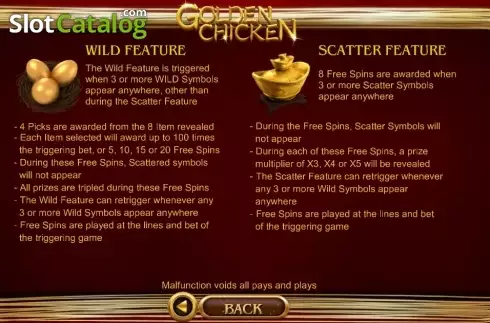 Οθόνη6. Golden Chicken (SimplePlay) Κουλοχέρης