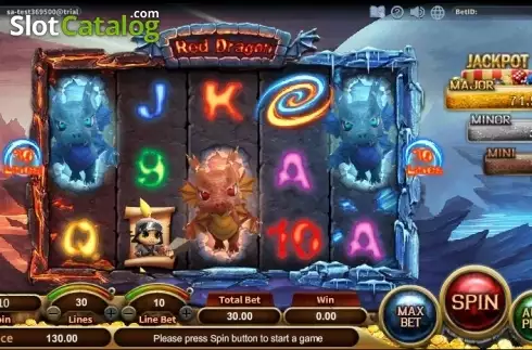Οθόνη2. Red Dragon (SimplePlay) Κουλοχέρης