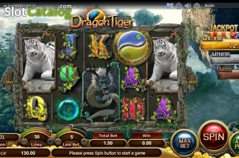 Οθόνη2. Dragon Tiger (SimplePlay) Κουλοχέρης