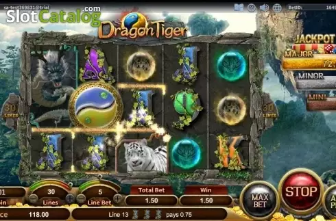 Οθόνη3. Dragon Tiger (SimplePlay) Κουλοχέρης