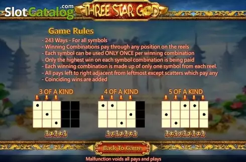 Οθόνη6. Three Star God Κουλοχέρης