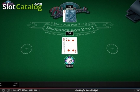Οθόνη4. Blackjack (Shuffle Muster) Κουλοχέρης