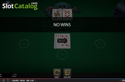 Οθόνη5. Blackjack (Shuffle Muster) Κουλοχέρης