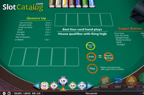 Οθόνη2. Crazy 4 Poker (Shuffle Master) Κουλοχέρης