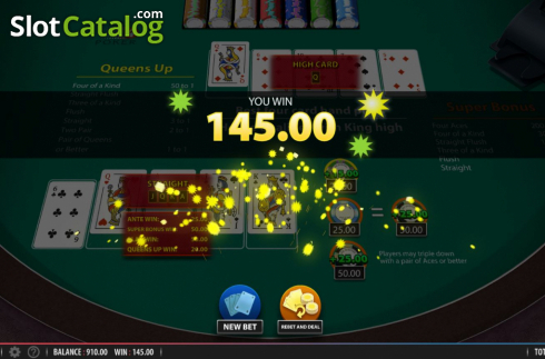 Οθόνη6. Crazy 4 Poker (Shuffle Master) Κουλοχέρης
