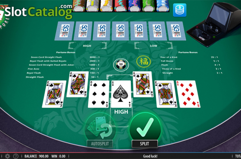 Οθόνη3. Fortune Pai Gow Poker Κουλοχέρης