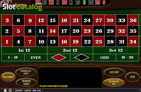 Οθόνη2. Original Roulette Κουλοχέρης