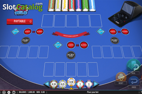 Οθόνη2. DJ Wild Stud Poker Κουλοχέρης
