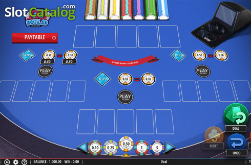 Οθόνη3. DJ Wild Stud Poker Κουλοχέρης
