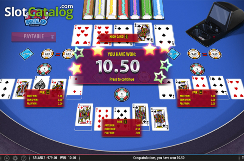 Οθόνη6. DJ Wild Stud Poker Κουλοχέρης