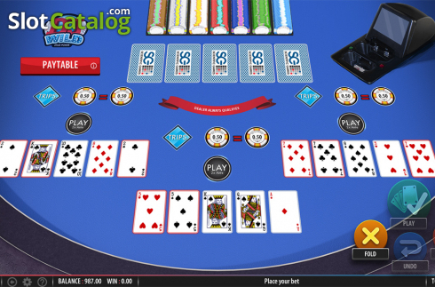 Οθόνη7. DJ Wild Stud Poker Κουλοχέρης