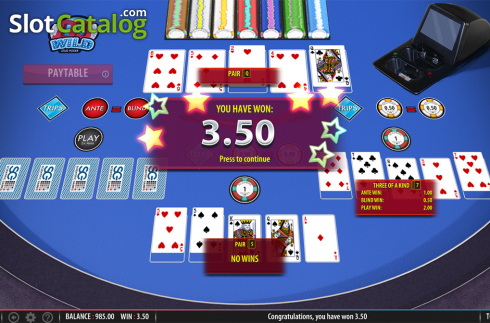 Οθόνη8. DJ Wild Stud Poker Κουλοχέρης