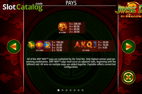 Οθόνη7. Jinse Dao Dragon Κουλοχέρης 