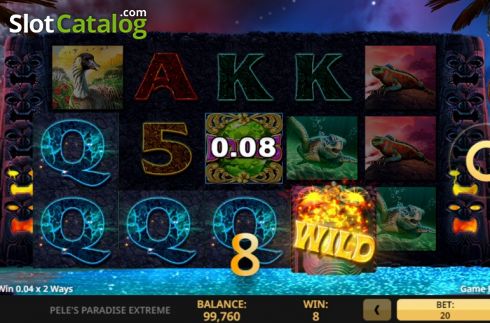 Οθόνη5. Peles Paradise Extreme Κουλοχέρης