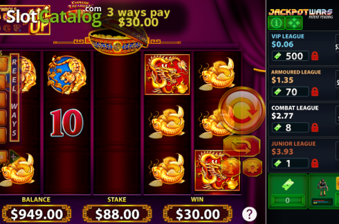 Οθόνη5. Jin Ji Bao Xi Jackpot Wars Κουλοχέρης 
