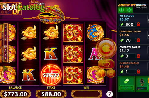 Οθόνη6. Jin Ji Bao Xi Jackpot Wars Κουλοχέρης 