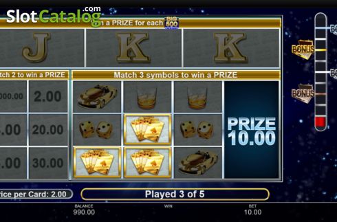 Οθόνη4. Big 500 Scratch Κουλοχέρης
