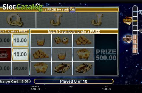 Οθόνη5. Big 500 Scratch Κουλοχέρης
