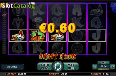 Οθόνη4. Ghost House (Nazionale Elettronica) Κουλοχέρης 