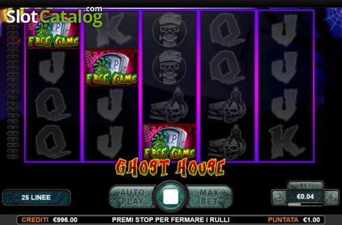 Οθόνη6. Ghost House (Nazionale Elettronica) Κουλοχέρης 
