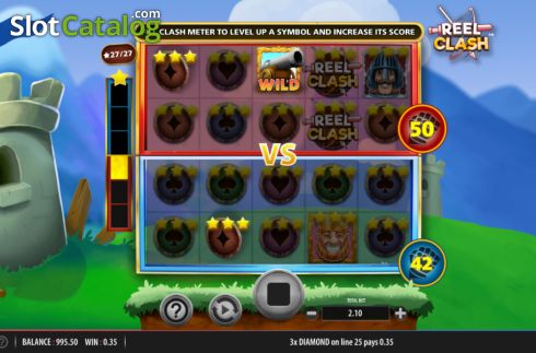 Οθόνη3. Reel Clash Κουλοχέρης