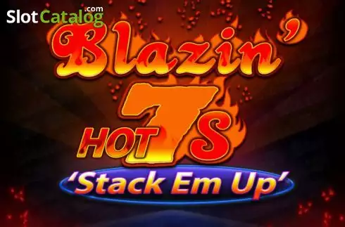 Blazin Hot 7s Stack Em Up Λογότυπο Blazin Hot 7s Stack Em Up Λογότυπο