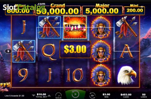 Οθόνη3. Chiefs Magic (Ainsworth) Κουλοχέρης