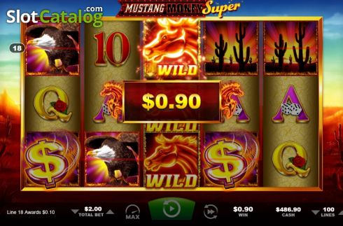 Οθόνη4. Mustang Money Super Κουλοχέρης 