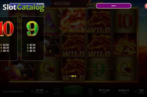 Οθόνη8. Mustang Money Super Κουλοχέρης 
