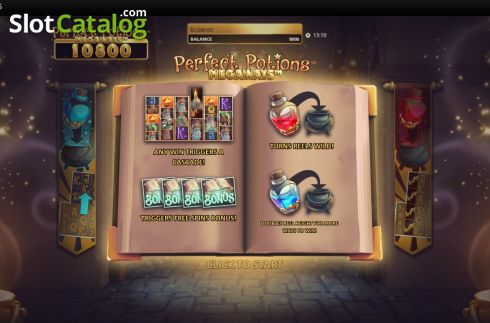 Οθόνη2. Perfect Potions Megaways Κουλοχέρης