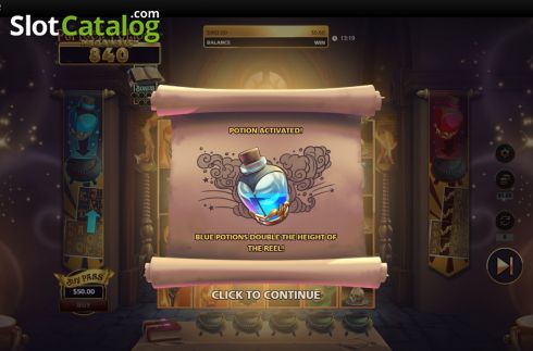 Οθόνη5. Perfect Potions Megaways Κουλοχέρης
