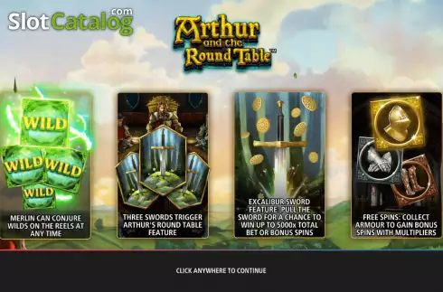 Οθόνη3. Arthur And The Round Table Κουλοχέρης