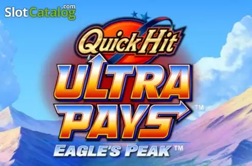 Quick Hit Ultra Pays Eagle's Peak Λογότυπο Quick Hit Ultra Pays Eagle's Peak Λογότυπο
